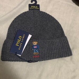 Polo by Ralph Lauren Gray Knit Beanie